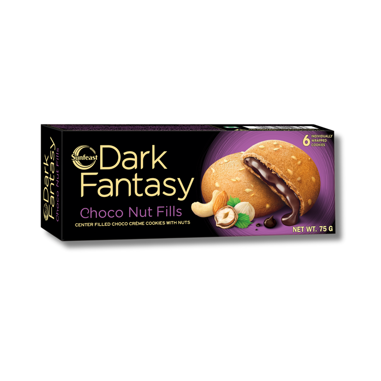 DF CHOCO NUT FILLS 75G