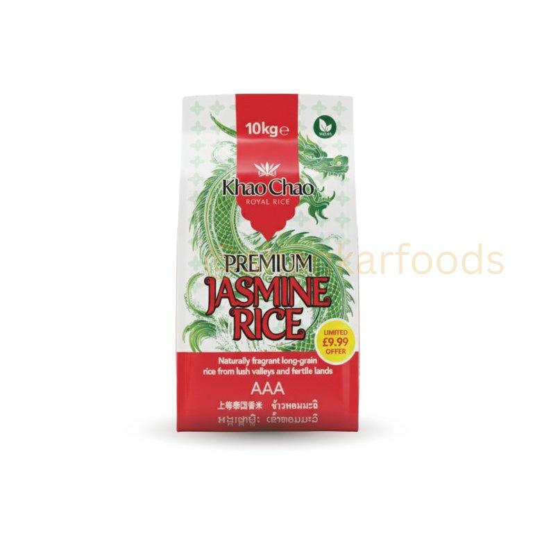 KHAO CHAO JASMINE RICE 10KG PM £9.99