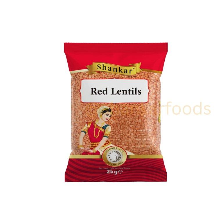 SHANKAR RED LENTILS 6X2KG