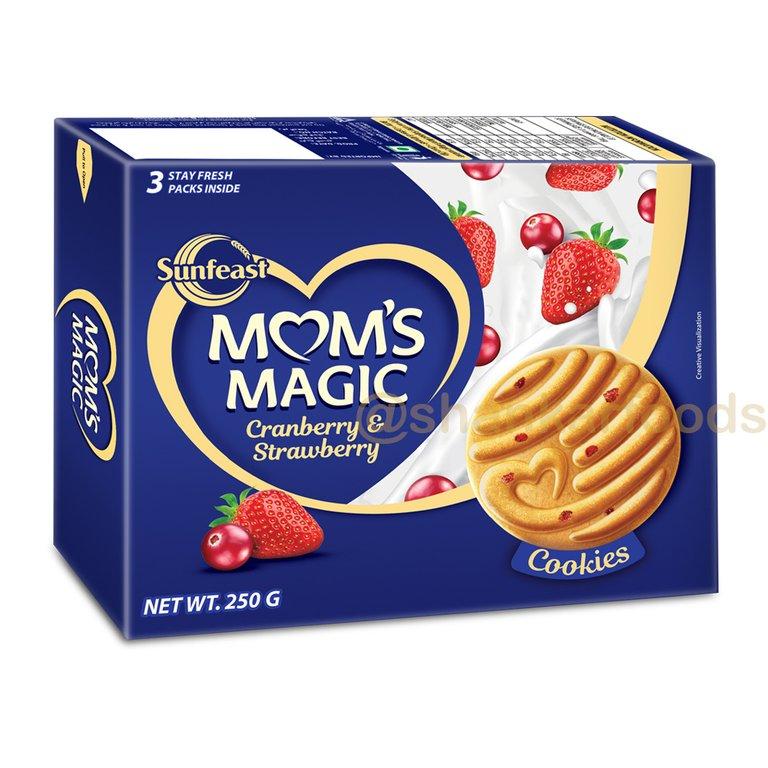 MOM'S MAGIC CRANBERRY & STRAWBERRY 250G