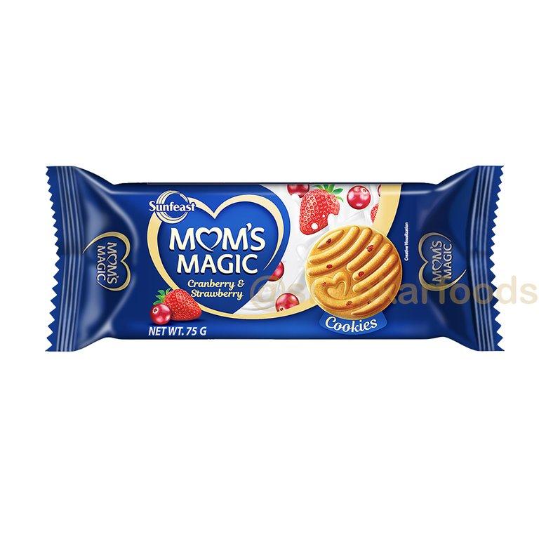 MOM'S MAGIC CRANBERRY & STRAWBERRY 75G